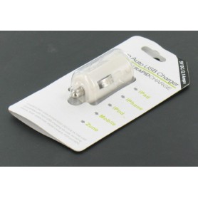 Oem, USB 2.1A Car Charger white for Smartphones and Tablets YAI475-1, Auto charger, YAI475-1