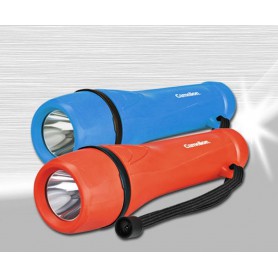 Camelion - Camelion rubber flashlight including 2x AA batteries - Flashlights - BS404-CB