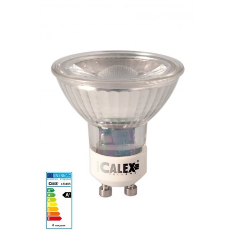 Calex, 6W GU10 Calex Warm White COB LED 240V 430lm 2700K - Dimmable, GU10 LED, CA0995-CB