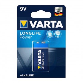 Varta, Varta Longlife Power 9V / E-Block / 6LP3146 Alkaline battery, Other formats, BS259-CB