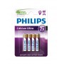 PHILIPS, Philips Ultra FR03 Micro AAA 1.5V 1100 mAh Battery Lithium, Size AAA, BS429-CB