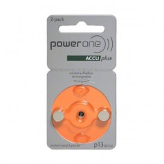 PowerOne by Varta P13/PR48 1.2V 30mAh Ni-MH Rechargeable Hearing Aid Batteries