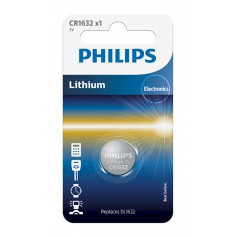 PHILIPS, Philips CR1632 3v lithium knoopcelbatterij, Knoopcellen, BS026-CB