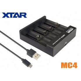 XTAR, XTAR MC4 USB battery charger for 18650 21700 20700 440 14500 16340 batteries, Battery chargers, NK468