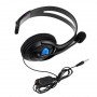 Oem - Gaming Headset 3.5mm single headphone with microphone wired for Sony PS4 - PlayStation 4 - AL1094