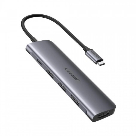 UGREEN - 5in1 USB-C PD C Type USB C to 4K HDMI USB-C 3x USB 3.0 - USB adapters - UG-50209