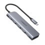 UGREEN - 6in1 USB-C C Type USB C to 4K HDMI 2x USB 3.0 SD TF Card - USB adapters - UG-70410