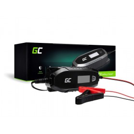 Green Cell, Green Cell 4A 48W oplader voor 6V / 12V accu's met diagnose display, Battery Chargers, GC087