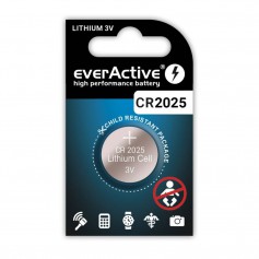 EverActive - CR2025 everActive 165mAh 3V batteria a bottone - Button cells - BL342-CB