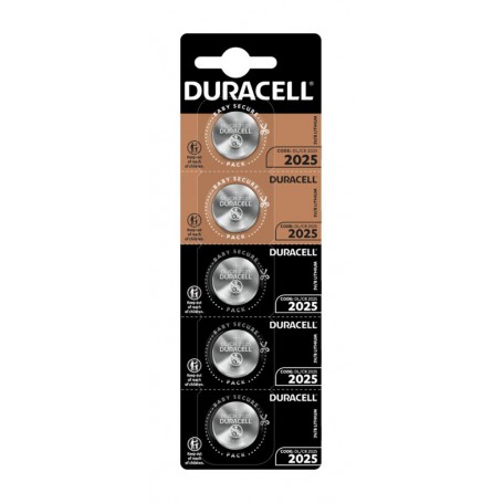 Duracell - 5-Pack DURACELL CR2025 3V Lithium button cell battery - Button cells - BL348