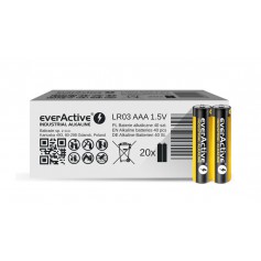 40x-Pack everActive Industrial LR03 / AAA / R03 1.5V 1100mAh alkaline battery
