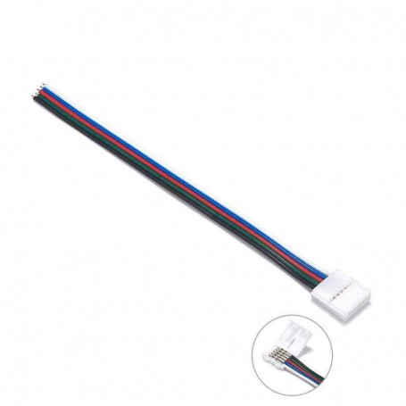 Oem - 10mm 5-Pin Click-On RGBW RGBWW LED Strip connector - LED connectors - LSCC61