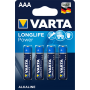 Varta - VARTA Longlife Power LR03 / AAA / R03 / MN 2400 1.5V alkaline battery - Size AAA - BS136-CB