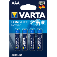 VARTA Longlife Power LR03 / AAA / R03 / MN 2400 1.5V alkaline batterij