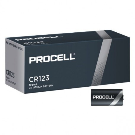 Duracell - 10x Procell CR123 3V lithium battery - Other formats - BS474