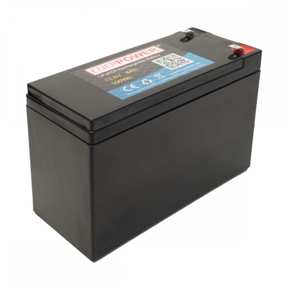 Enerpower 12V 8Ah - LiFePo4 (replacement of lead battery) for LiFeP...