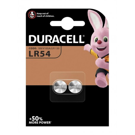 Duracell - Duracell G10 / LR54 / 189 / AG10 button cell battery (Duo Blister) - Button cells - NK264-CB