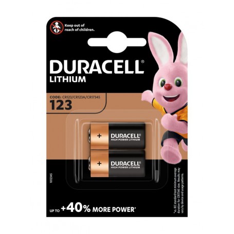 Duracell, Duracell CR123 CR123A 3V Lithium battery (Duo Pack), Other formats, BS098-CB