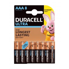 Duracell, 8-Pack Duracell ULTRA LR03 / AAA / R03 / MN 2400 1.5V alkaline battery, Size AAA, BL363