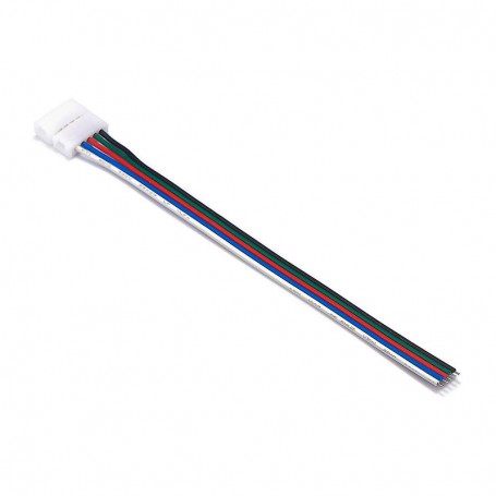 Oem - 12mm 5 Pin RGBW RGBWW LED Click to Wire 15cm Connector Cable Wire - LED connectors - LSCC62
