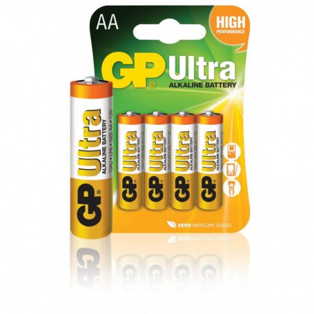 GP, GP ULTRA Alkaline AA/LR6 1.5V, Size AA, BS484