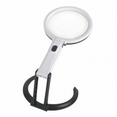 Dual-purpose Magnifying Table Lamp - Magnifier Glass Lens Loupe with 12x Power LED