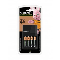 4h Duracell battery charger + 2x AA 1300mAh + 2x AAA 750mAh