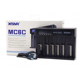 XTAR, Xtar MC6C Li-ion USB batterij-oplader, Batterijladers, NK505-00