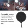 Oem - Double layer studio microphone Pop-filter flexible windscreen Mic-shield for recording - 150mm - Headsets and accessori...