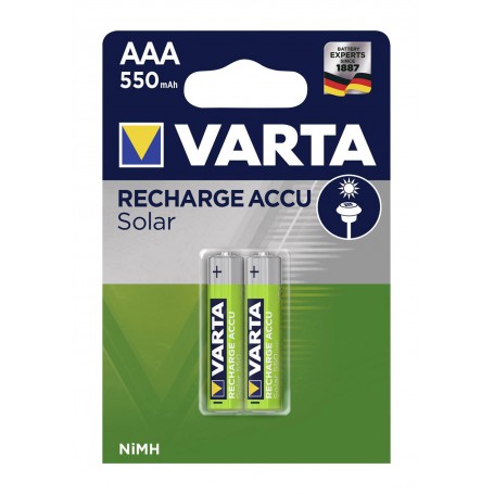 Varta - VARTA AAA rechargeable battery for Solar lamps and devices 550mAh - Size AAA - BS495
