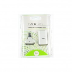 Play & Charger USB Cable + Battery for XBOX 360