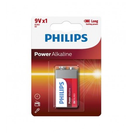 PHILIPS - Philips POWER 9V 6LR61 Alkaline - Other formats - BS496