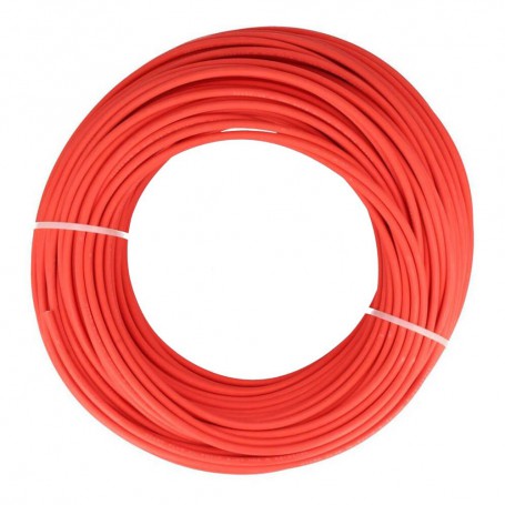 Elettro Brescia - Cavo del pannello solare da 4 mm2 (12 AWG 1Kw) - rosso o nero - 50 metri - Cavi Solari - AL157-CB