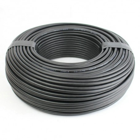 Elettro Brescia - 4mm2 (12AWG 1Kw) Solarpanel-Draht - Rot oder Schwarz - 50 Meter - Solarkabel - AL157-CB