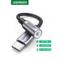 UGREEN, UGREEN USB-C Type C Male To 3.5mm Audio Adapter OMTP/CTIA Built-in chip support analog and digital audio, Audio adapt...