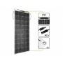 Green Cell - GREEN CELL 100W 18V Panou solar flexibil Modul solar SolarFlex / Monocristalin / ETFE / MC4 - Panouri solare - G...