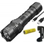 NITECORE, Nitecore P20iX Tactical flashlight rechargeable including 5000mAh Nitecore 21700i battery, Flashlights, MF-P20IX