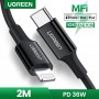 UGREEN, UGREEN MFi Lightning to USB C / USB-C / USB Type C Male, USB adapters, UG-60746-CB