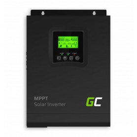 Green Cell, Convertisseur Off Grid 12VDC GREEN CELL avec chargeur solaire MPPT pour onde sinusoïdale pure 230VAC 1000VA/1000W...