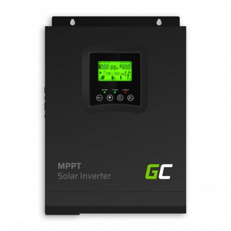 Green Cell, GREEN CELL 24VDC Solar Inverter Off Grid Konverter mit MPPT Solarladegerät für 230VAC 3000VA/3000W Reine Sinuswel...