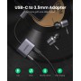 UGREEN, UGREEN 2in1 USB-C / USB C / USB to to 3.5mm and USB-C Adapter, Audio adapters, UG-60164