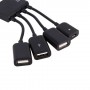 Oem - OTG 4 Port Hub Micro USB For Smartphone Tablet - Other data cables  - AL999