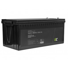 Green Cell LiFePO4 12.8V 200Ah 2560Wh battery for solar panels and campers