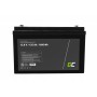 Green Cell, Batería Green Cell LiFePO4 12.8V 125Ah 1600Wh para paneles solares y autocaravanas, Batería de LiFePO4, GC120-CAV13