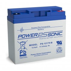 POWER SONIC 12V 17Ah T12 PS-12170B Rechargeable Lead-acid Battery