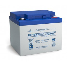 POWER SONIC, POWER SONIC 12V 38Ah T6 PS-12380VdSB Batería recargable de plomo-ácido, Battery Lead-acid , PS-12380VdSB