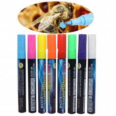 8 Stylus Pens for LED Writing Boards - Queen Bee - Glow in the Dark LED Fluorescent Highliner
