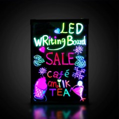 Oem - LED Illuminated Flashing Writing Board with Remote Control 40 x 30 cm - LED gadgets - AL1132-30X40