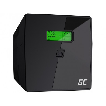 Green Cell, Green Cell UPS Microsine 1000VA LCD 700W 230V Pure Sinusoid, UPS Emergency Power, GC148-UPS08