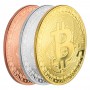 Oem, 3 pcs Bitcoin 15K Digital BTC BITCOIN coins cryptocurrency collectible coin 40 x1.5mm, Various computer accessories, AL1...